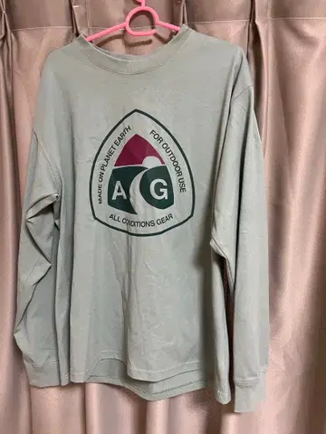 AGG 로고 롱 슬리브 셔츠