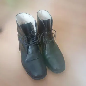 마가렛호웰 가죽 부츠 22.0cm 블랙