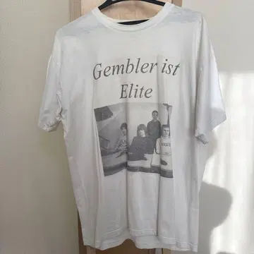 Gemblist Elite 화이트 T셔츠 반팔