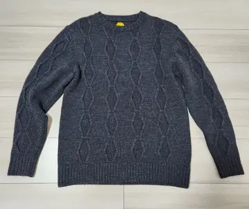 한정판 르노 에디피스 120주년 콜라보 그레이 니트 S 남성용