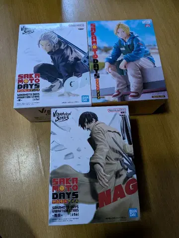 SAKAMOTODAYS 피규어 아사쿠라 신, 라쿠, 나구모