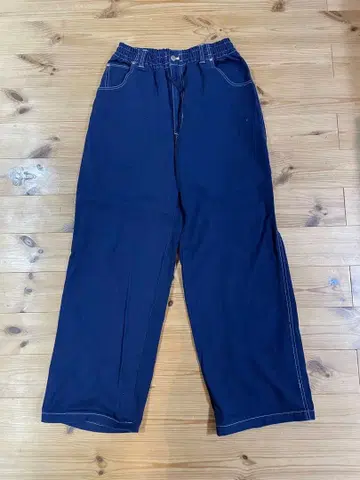 [레어] 90s 빈티지 스케이터 배기 팬츠 M 사이즈 네이비