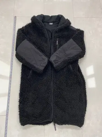 FIRST DOWN 블랙 플리스 자켓 F