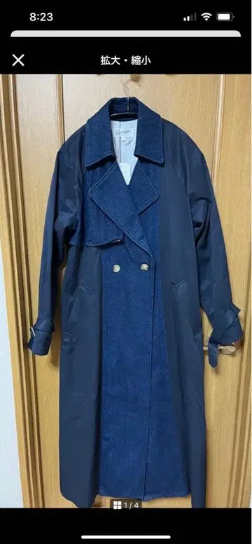 Dessin 네이비 트렌치코트 택 포함 새상품!