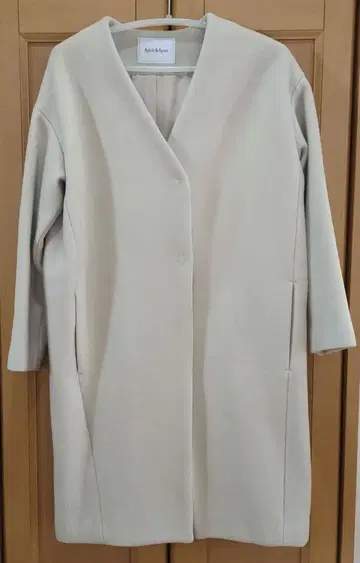 Spick & Span 롱 코트 화이트