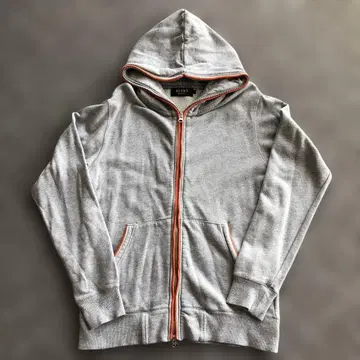 BEAMS HEART 그레이 풀 집업 후드티 S