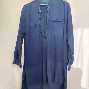 다크 블루 롱 셔츠 긴팔