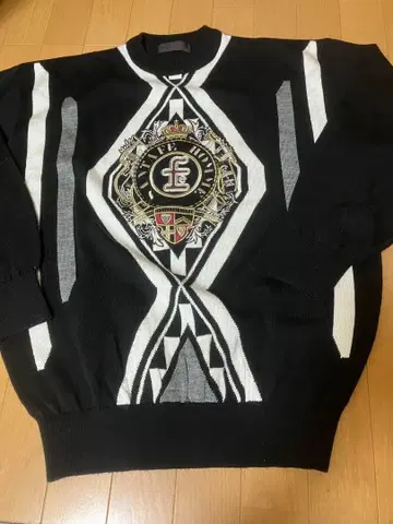 산타페 남성용 50 XL 스웨터 니트 블랙