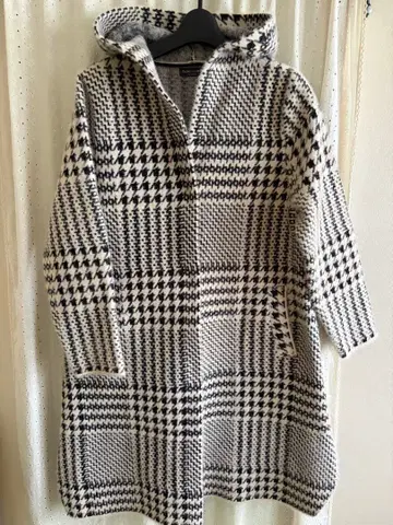 FASHION MESSAGE 체크 무늬 롱 코트