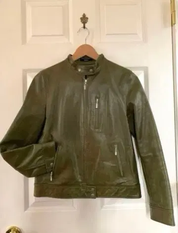 싱글 라이더스 소가죽 레어 색상 올리브