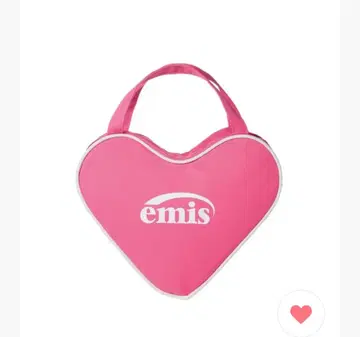 emis 하트 모양 핑크 백