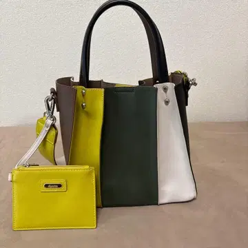 다이애나 컬러 콤비 숄더백 2WAY 파우치 포함