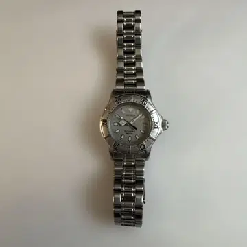 세이코 실버 아날로그 시계 쿼츠