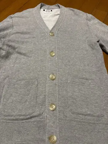 루프 휠러 가디건 그레이