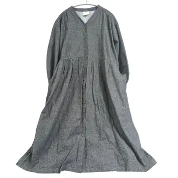 SM2 사만사 모스모스 무민과 숲 패턴 안감 코트 원피스