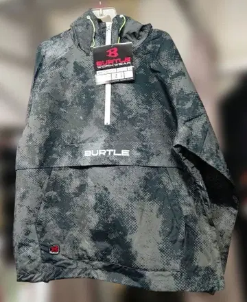 BURTLE 4054 아노락 후드티 L 디지털 그레이