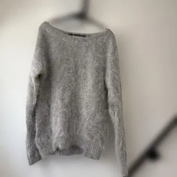 Lily Brown 그레이 오프숄더 니트