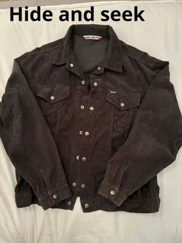 Hide and seek 코듀로이 자켓(L) 다크 그레이