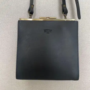 TIDEWAY 블랙 가죽 숄더백