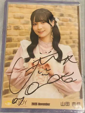 니어 조이 친필 생사진 야마다 안즈카 3개월 클로즈업