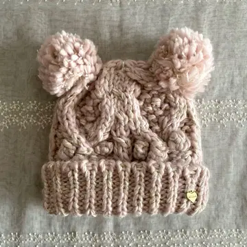 LIZ LISA 니트 모자 핑크