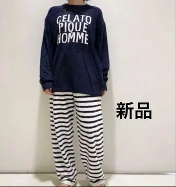 새상품 젤라또피케옴 조온 스무디 보더 롱팬츠 L