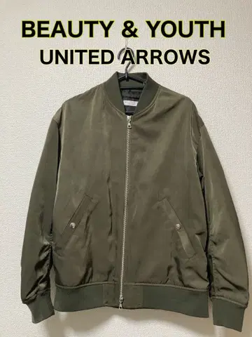BEAUTY & YOUTH UNITED ARROWS 블루종 더블 지퍼