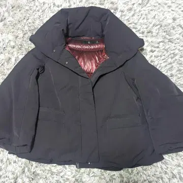 UNIQLO +J 다운 자켓 와인 컬러