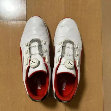 Puma 골프화 화이트/레드 27cm