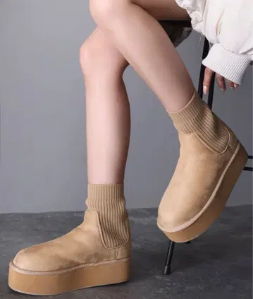 어그 부츠 24cm 24.5cm 브라운 Java