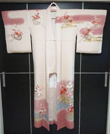 기모노 츠케사게? 호몬기? 총장 약 163cm 화장 약 69cm