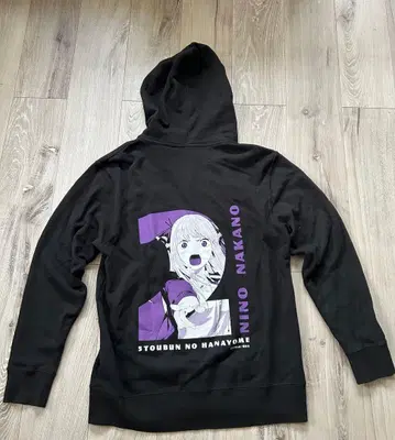 5등분의 신부전 캐릭터 프린트 후드티 L 사이즈