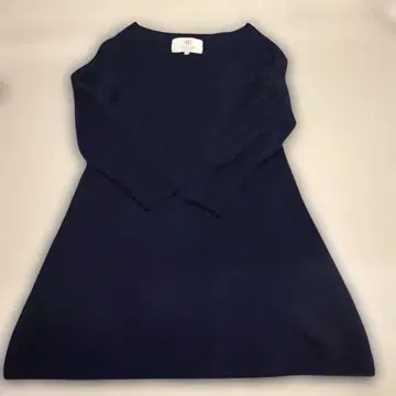 CASIMICO 네이비 캐시미어 100% 롱 니트 L