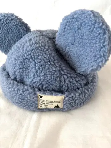 새상품급 도쿄 디즈니 리조트 미키 귀도리 모자 보아 블루