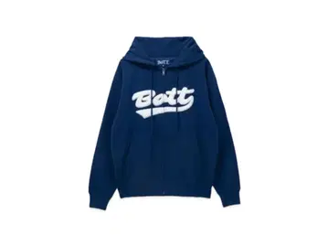 BoTT Script Logo Zip Hoodie 'Navy'