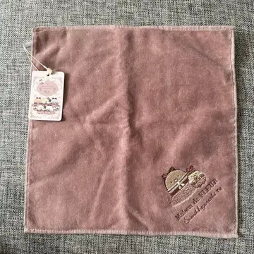 Maison de FLEUR 스미코구라시 자수 타월 손수건 브라운