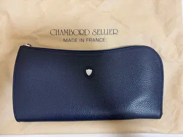 샹볼 세리에 CHAMBORD SELLIER 네이비 클러치백