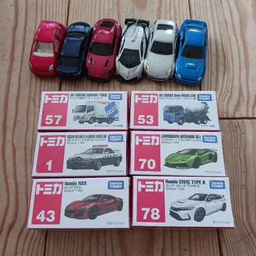 토미카 미니카 세트 미사용 새상품 6대+덤 6대 세트