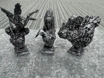 파이널 판타지 XVI 출시 기념 복권 B상 흉상 피규어 3개 세트