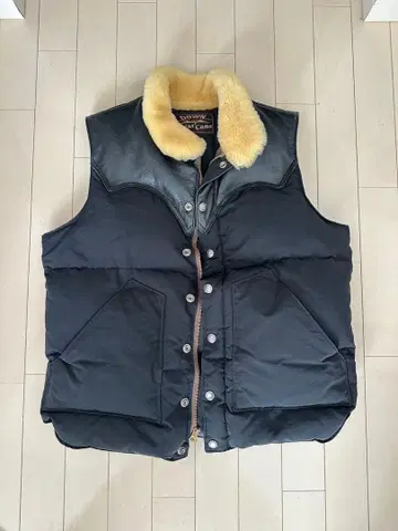 Sugar Cane 다운 베스트 M 사이즈 블랙