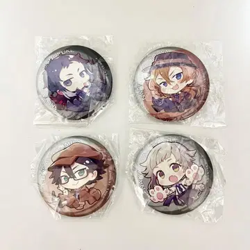 문호 스트레이독스 캐릭터리움 캔뱃지 아쿠타가와 나카하라 에도가와 나카지마