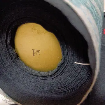 블랙 문장 기모노 블랙 원단 옷감 순수 실크 미사용