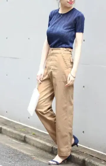 스픽 앤 스팬 베이커 팬츠 카고 팬츠 컴팩트 치노 베이커 팬츠