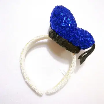 디즈니 도날드 스팽글 머리띠