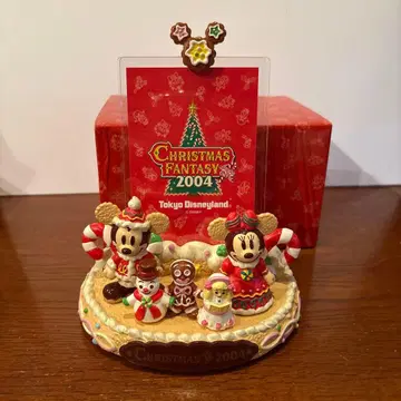 디즈니랜드 크리스마스 사진 스탠드 2004 미사용 미키 미니