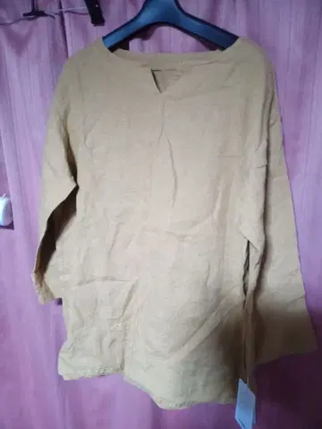 Wacoal 와코루 LOVE BODY 시리즈 황토색 V넥 헴프 100