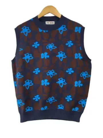 TTT_MSW 23SS/Flower Camo Knit Vest