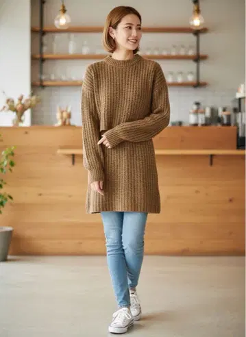 willfully 위르플리 니트 세트 브라운