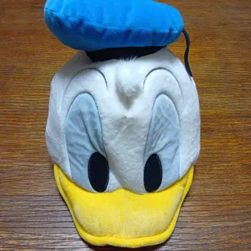 [ 새상품급 ] 도날드 덕 봉제 인형 모자