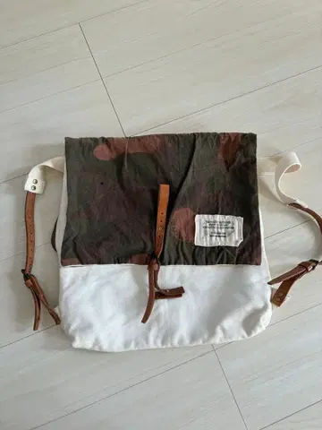 카모플라쥬 캔버스 백